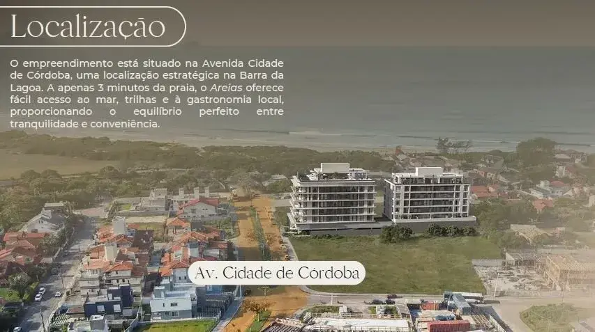 Imagem do em lançamento Areias do Leste em Barra da Lagoa, Florianópolis — imóvel na planta em Florianópolis