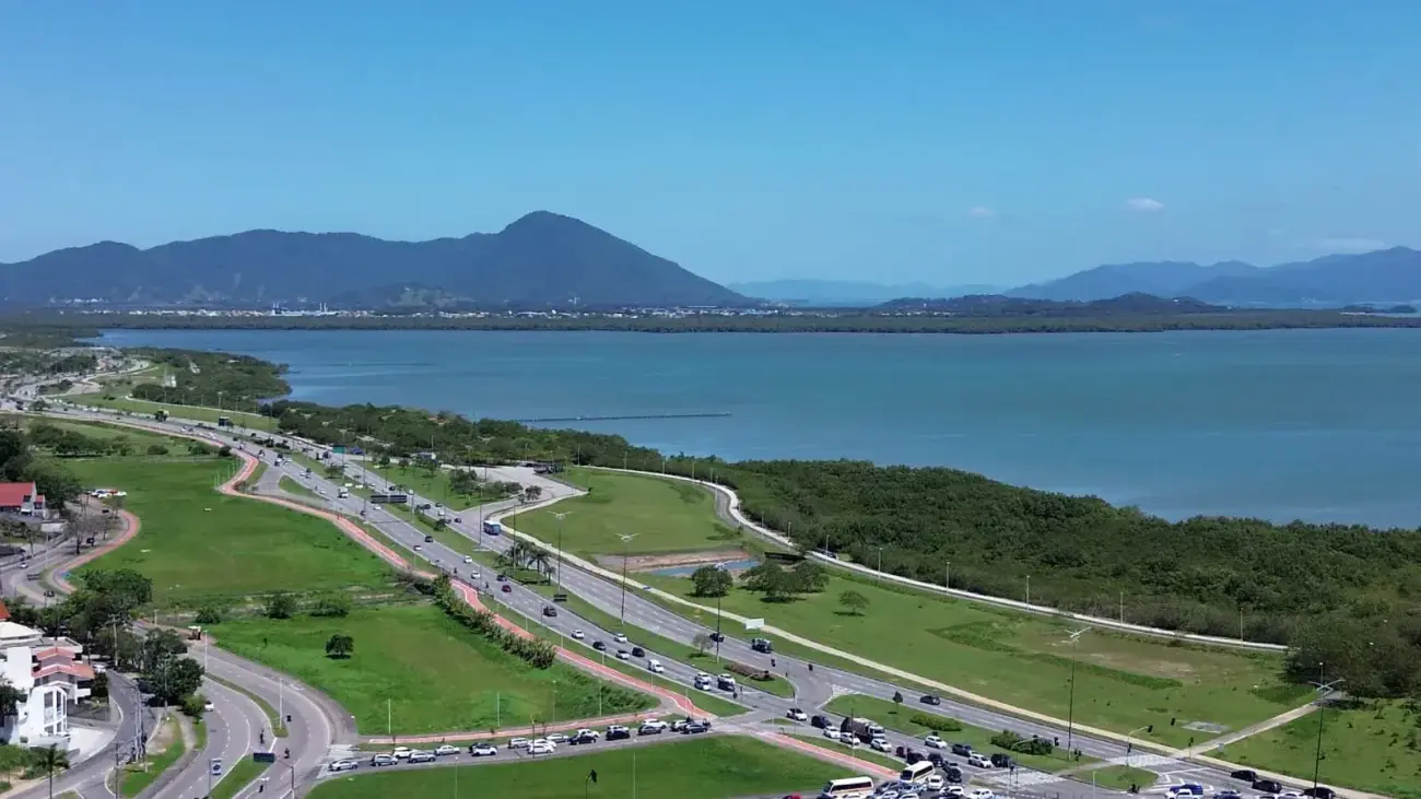 Vista do bairro Saco dos Limões em Florianópolis para comprar imóvel na planta