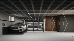 Garagem do empreendimento Aura em Agronômica, Florianópolis — em lançamento na planta