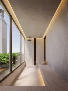 Spa e sauna do empreendimento Aura em Agronômica, Florianópolis — em lançamento na planta