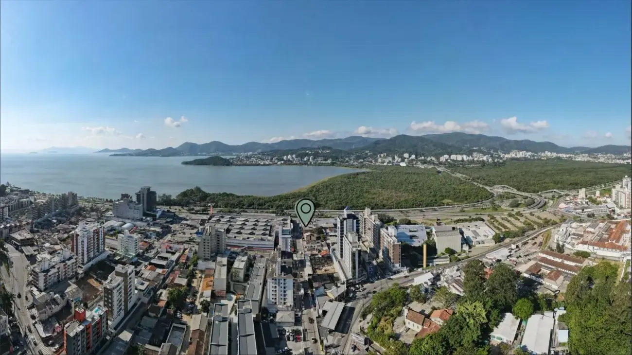 Vista do bairro Agronômica em Florianópolis para comprar imóvel na planta