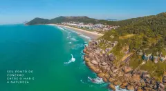 Perspectiva ilustrativa do empreendimento B7 Essence em Praia Brava, Florianópolis — em lançamento na planta