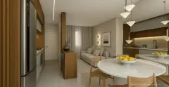 Perspectiva ilustrativa do empreendimento B7 Essence em Praia Brava, Florianópolis — em lançamento na planta