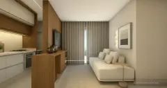 Perspectiva ilustrativa do empreendimento B7 Essence em Praia Brava, Florianópolis — em lançamento na planta