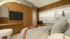 Perspectiva ilustrativa do empreendimento B7 Essence em Praia Brava, Florianópolis — em lançamento na planta