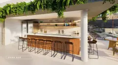 Perspectiva ilustrativa do empreendimento B7 Essence em Praia Brava, Florianópolis — em lançamento na planta
