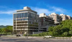 Perspectiva ilustrativa do empreendimento Bellomonte em Ingleses, Florianópolis — em lançamento na planta