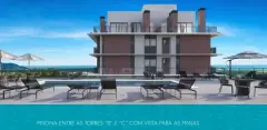 Perspectiva ilustrativa do empreendimento Bellomonte em Ingleses, Florianópolis — em lançamento na planta