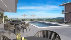 Perspectiva ilustrativa do empreendimento Bellomonte em Ingleses, Florianópolis — em lançamento na planta