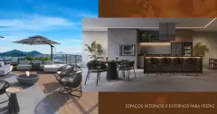Perspectiva ilustrativa do empreendimento Bellomonte em Ingleses, Florianópolis — em lançamento na planta