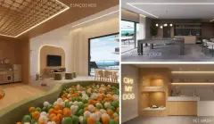 Perspectiva ilustrativa do empreendimento Bellomonte em Ingleses, Florianópolis — em lançamento na planta