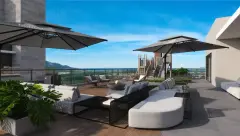 Dum Belo Festas Terraco do empreendimento Bellomonte em Ingleses, Florianópolis — em lançamento na planta