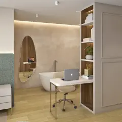 Quarto do empreendimento Cacupé 4 Náutico Residence em Cacupé, Florianópolis — em lançamento na planta