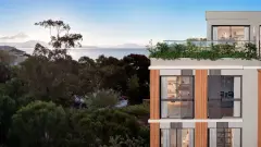 Vista da praia do empreendimento Canas Beach Spot em Canasvieiras, Florianópolis — em lançamento na planta