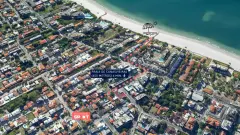 Vista da praia do empreendimento Canasvieiras Spot em Canasvieiras, Florianópolis — em lançamento na planta
