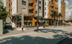 Perspectiva ilustrativa do empreendimento Du Centre em Ingleses, Florianópolis — em lançamento na planta