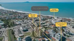 Perspectiva ilustrativa do empreendimento Du Centre em Ingleses, Florianópolis — em lançamento na planta