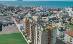 Perspectiva ilustrativa do empreendimento Du Centre em Ingleses, Florianópolis — em lançamento na planta