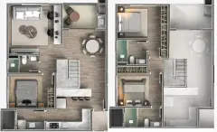 Ste Home Office do empreendimento Du Centre em Ingleses, Florianópolis — em lançamento na planta