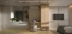 Studio do empreendimento Easy em Centro, Florianópolis — em lançamento na planta