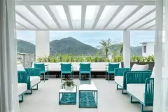 Spa e sauna do empreendimento Edifício Home Cacupé em Cacupé, Florianópolis — pronto para morar na planta