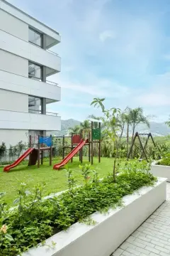 Área kids do empreendimento Edifício Home Cacupé em Cacupé, Florianópolis — pronto para morar na planta