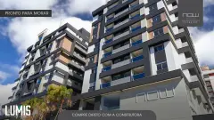 Fachada do empreendimento Apartamentos Duplex, Edifício Now em Estreito, Florianópolis — pronto para morar na planta