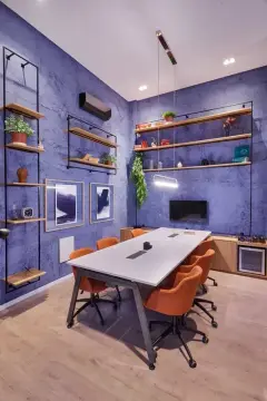 Sala de estar do empreendimento Apartamentos Duplex, Edifício Now em Estreito, Florianópolis — pronto para morar na planta