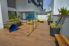 Pet Place do empreendimento Apartamentos Duplex, Edifício Now em Estreito, Florianópolis — pronto para morar na planta