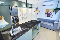 Lavanderia do empreendimento Apartamentos Duplex, Edifício Now em Estreito, Florianópolis — pronto para morar na planta
