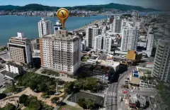 Perspectiva ilustrativa do empreendimento exclusivo, Villa Vauban em Estreito, Florianópolis — em lançamento na planta