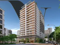 Perspectiva ilustrativa do empreendimento exclusivo, Villa Vauban em Estreito, Florianópolis — em lançamento na planta