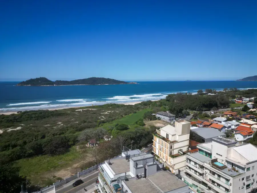 Vista do bairro Campeche em Florianópolis para comprar imóvel na planta