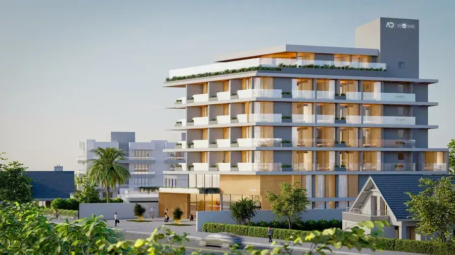Imagem do em lançamento 170m da praia, Ilha do Campeche Spot em Campeche, Florianópolis — imóvel na planta em Florianópolis