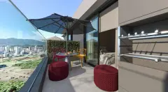 Varanda do empreendimento Imob Jurerê On, Jurerê em Jurerê, Florianópolis — em lançamento na planta