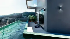 Área de rooftop do empreendimento 100m do mar, Jurerê Beach Spot em Jurerê, Florianópolis — em lançamento na planta