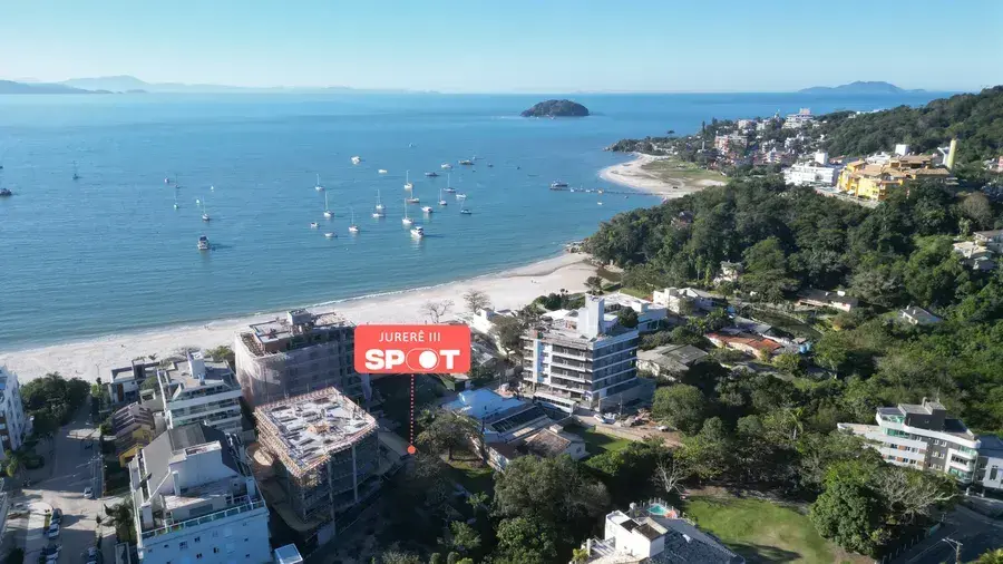 Vista do bairro Jurerê Internacional em Florianópolis para comprar imóvel na planta