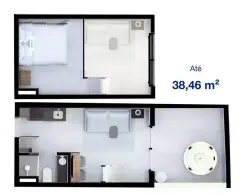 Perspectiva ilustrativa do empreendimento Jurerê Spot III, Jurerê em Jurerê, Florianópolis — em lançamento na planta