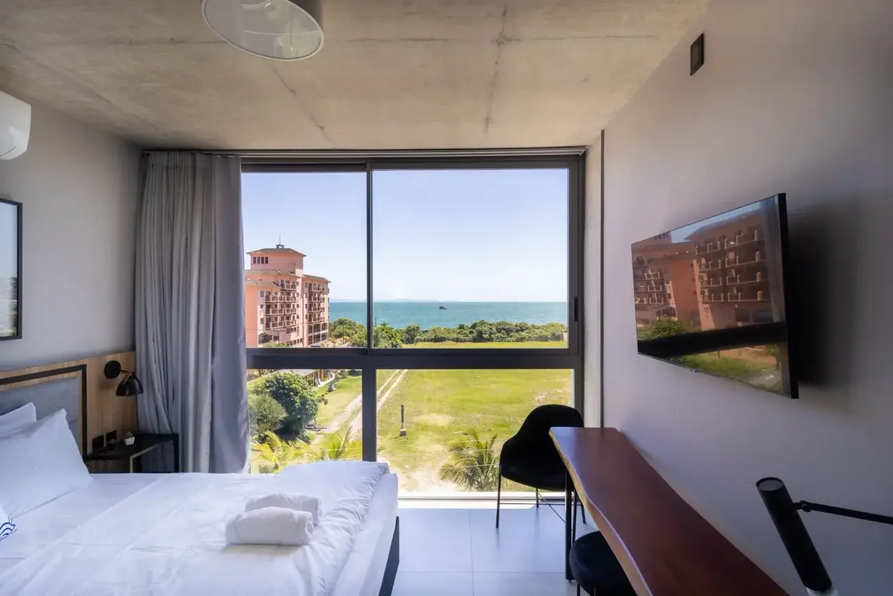 Imagem do pronto para morar Studio mobiliado, Jurerê Spot, Jurerê em Jurerê, Florianópolis — imóvel na planta em Florianópolis