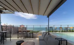 Cobertura do empreendimento Studio mobiliado, Jurerê Spot, Jurerê em Jurerê, Florianópolis — pronto para morar na planta