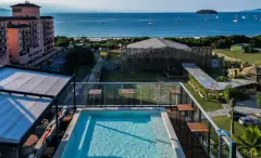 Área da piscina do empreendimento Studio mobiliado, Jurerê Spot, Jurerê em Jurerê, Florianópolis — pronto para morar na planta