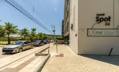 Fachada do empreendimento Studio mobiliado, Jurerê Spot, Jurerê em Jurerê, Florianópolis — pronto para morar na planta
