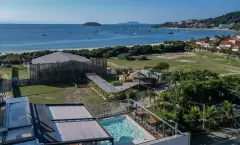 Área da piscina do empreendimento Studio mobiliado, Jurerê Spot, Jurerê em Jurerê, Florianópolis — pronto para morar na planta