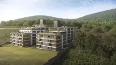 Fachada do empreendimento Live em Cacupé, Florianópolis — em lançamento na planta