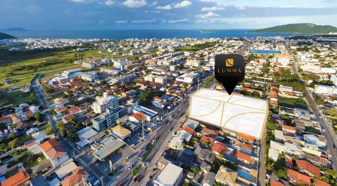 Vista do bairro Ingleses em Florianópolis para comprar imóvel na planta