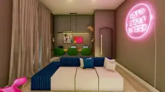 Teen Lounge do empreendimento Mirante dos Corais em Coqueiros, Florianópolis — em lançamento na planta