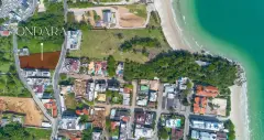 Perspectiva ilustrativa do empreendimento Ondara Residence em Canajurê, Florianópolis — em lançamento na planta
