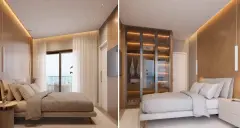 Perspectiva ilustrativa do empreendimento Ondara Residence em Canajurê, Florianópolis — em lançamento na planta