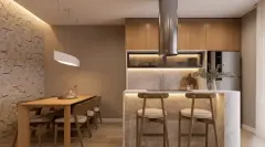 Perspectiva ilustrativa do empreendimento Ondara Residence em Canajurê, Florianópolis — em lançamento na planta