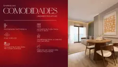 Perspectiva ilustrativa do empreendimento Ondara Residence em Canajurê, Florianópolis — em lançamento na planta